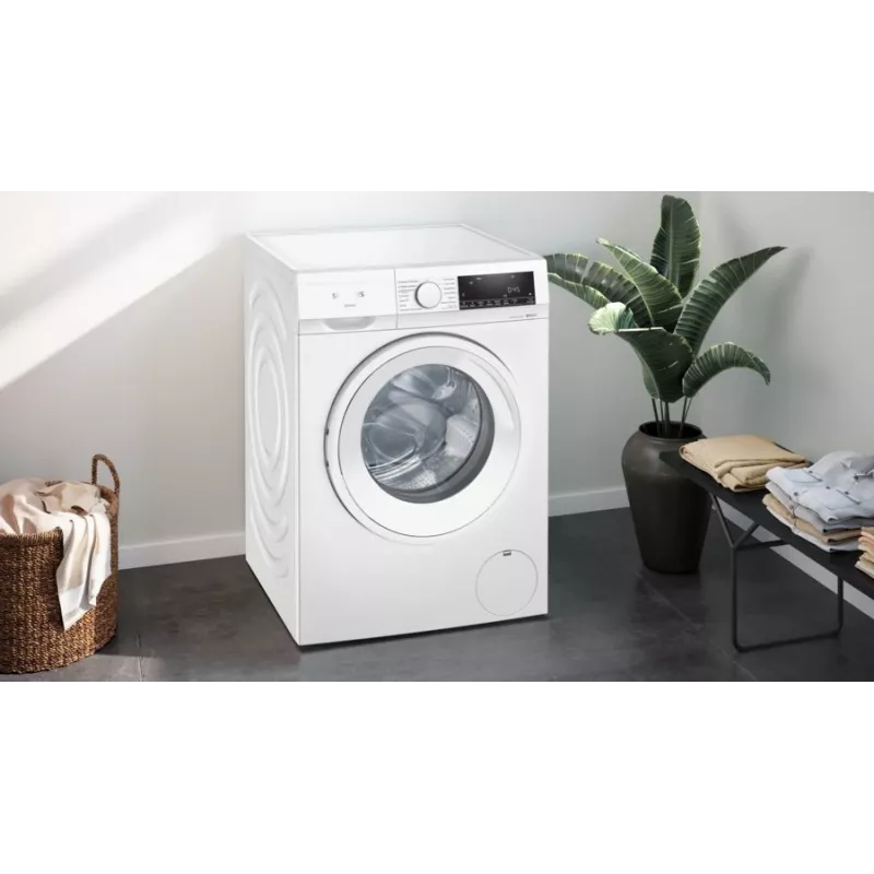 Siemens iQ300 WN34A141 máquina de lavar e secar roupa de instalação livre carga frontal branca