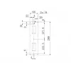 Braço de montagem Multibrackets M VESA Flexarm Thin preto
