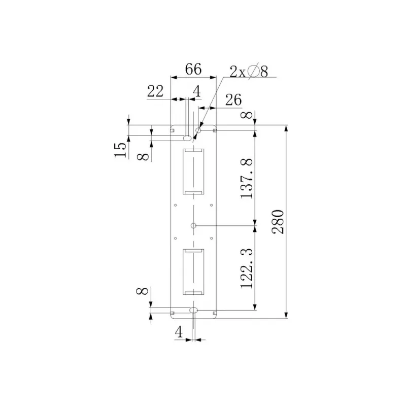 Braço de montagem Multibrackets M VESA Flexarm Thin preto