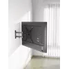 Suporte de parede Manhattan para TV e monitores (totalmente articulado), para ecrãs de 32 polegadas a 55 polegadas, compatibilidade VESA: tudo entre 100x100 mm e 400x400 mm – verifique as dimensões dos quatro orifícios de montagem na parte traseira do ecrã para garantir que encaixa, máx. 30 kg, preto, suporte