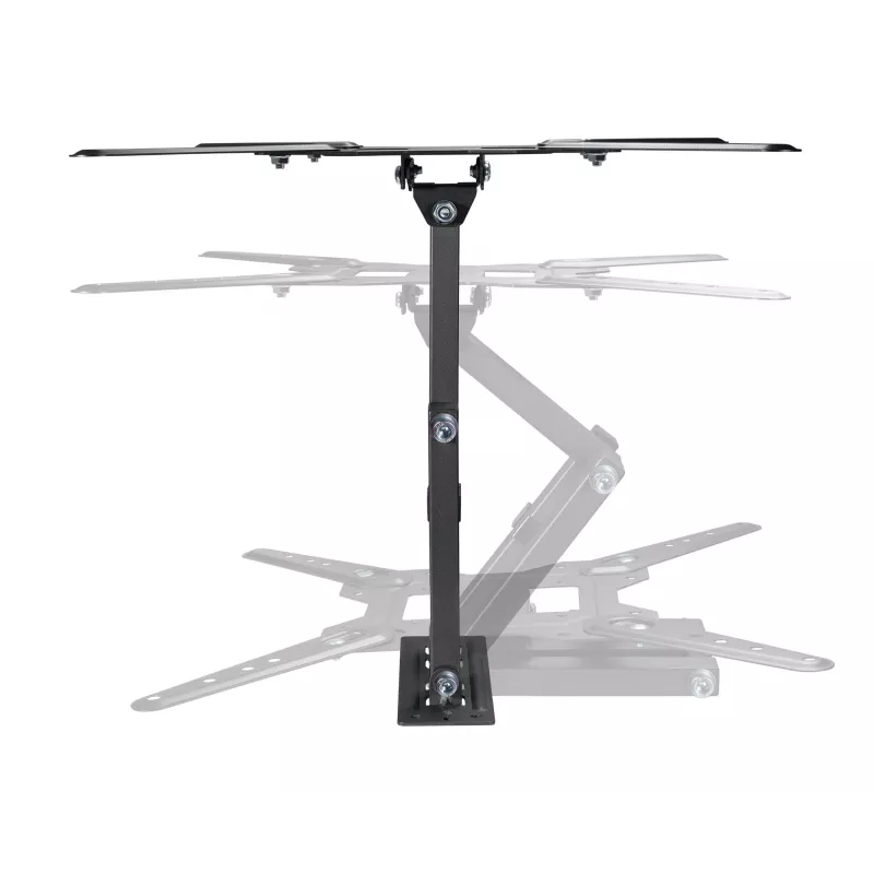 Suporte de parede Manhattan para TV e monitores (totalmente articulado), para ecrãs de 32 polegadas a 55 polegadas, compatibilidade VESA: tudo entre 100x100 mm e 400x400 mm – verifique as dimensões dos quatro orifícios de montagem na parte traseira do ecrã para garantir que encaixa, máx. 30 kg, preto, suporte