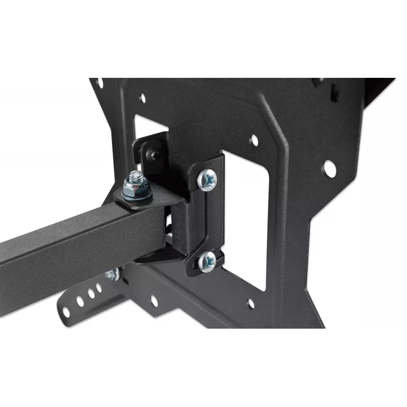 Suporte de parede Manhattan para TV e monitores (totalmente articulado), para ecrãs de 32 polegadas a 55 polegadas, compatibilidade VESA: tudo entre 100x100 mm e 400x400 mm – verifique as dimensões dos quatro orifícios de montagem na parte traseira do ecrã para garantir que encaixa, máx. 30 kg, preto, suporte