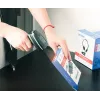 Leitor de códigos de barras de mão sem fios 2D Manhattan, profundidade de leitura 250 mm, alcance efetivo até 80 m (linha de visão), luz ambiente máx. 100.000 lux (luz solar), preto, cabo de carregamento (USB-A para USB-C no dispositivo) 1 m incluído, três anos de garantia