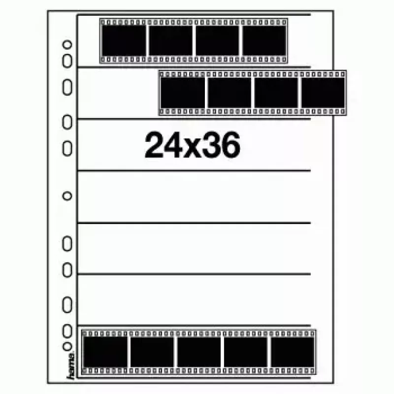 Hama capas para negativos, 24 x 36 mm, álbum de fotografias de polipropileno