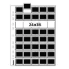 Hama capas para negativos, 24 x 36 mm, álbum de fotografias de polipropileno