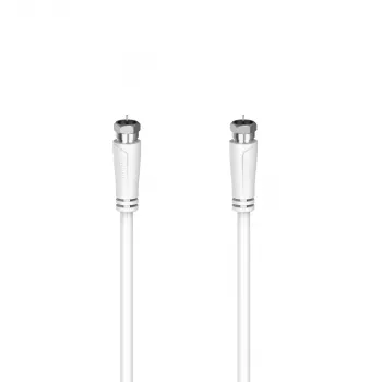 Hama 00205064 cabo coaxial 3 m F branco