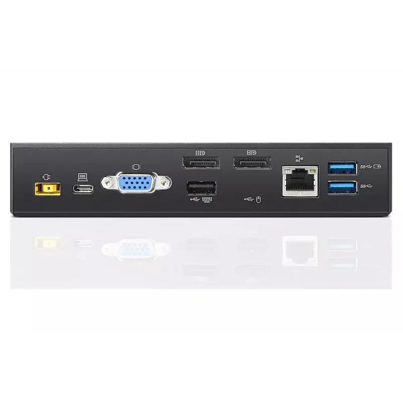 Lenovo 40A90090EU docking station/replicador de portas para portátil com fios USB 3.2 Gen 1 (3.1 Gen 1) Type-C preto