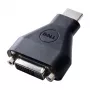 DELL 492-11681 adaptador de cabo 19 pinos HDMI-A macho 24 pinos DVI fêmea preto