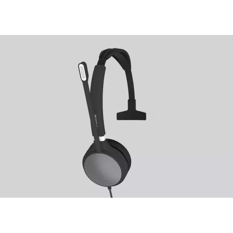 Yealink UH36 Mono Headset com fios, arco de cabeça, escritório/call center, USB Type-A, preto, prateado