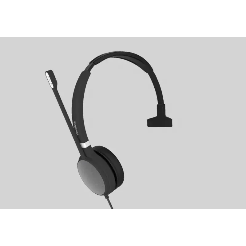 Yealink UH36 Mono Headset com fios, arco de cabeça, escritório/call center, USB Type-A, preto, prateado