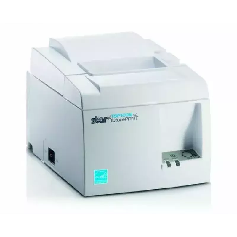 Impressora térmica Star Micronics TSP143IIIBI2 203 dpi, com cortador integrado, branca