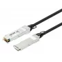 Cabo Twinax de cobre Direct Attach passivo QSFP+ 40G de 2m Intellinet 30AWG compatível com MSA QSFP-H40G-CU2M