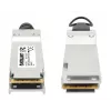 Cabo Twinax de cobre Direct Attach passivo QSFP+ 40G de 2m Intellinet 30AWG compatível com MSA QSFP-H40G-CU2M