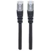 Cabo de rede patch Intellinet, Cat6A, 7,5 m, preto, cobre, S/FTP, LSOH / LSZH, PVC, RJ45, contactos banhados a ouro, proteção anti-dobra, com alívio de tensão, garantia vitalícia