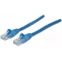 Cabo de rede patch Intellinet, Cat6A, 7,5 m, azul, cobre, S/FTP, LSOH/LSZH, PVC, RJ45, contactos banhados a ouro, proteção anti-dobra, com bota, garantia vitalícia
