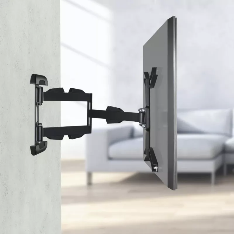 Suporte de parede para TV Hama, orientável, extensível, braço longo, 165 cm (65), até 25 kg