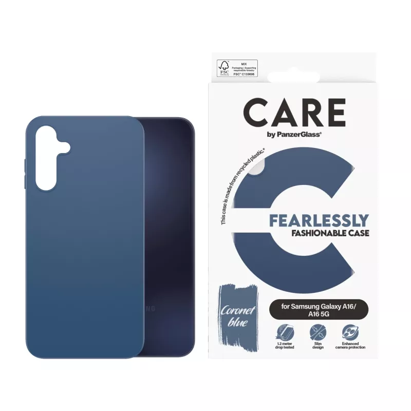 PanzerGlass CARE™ by ® Capa azul Samsung Galaxy A16 | A16 5G