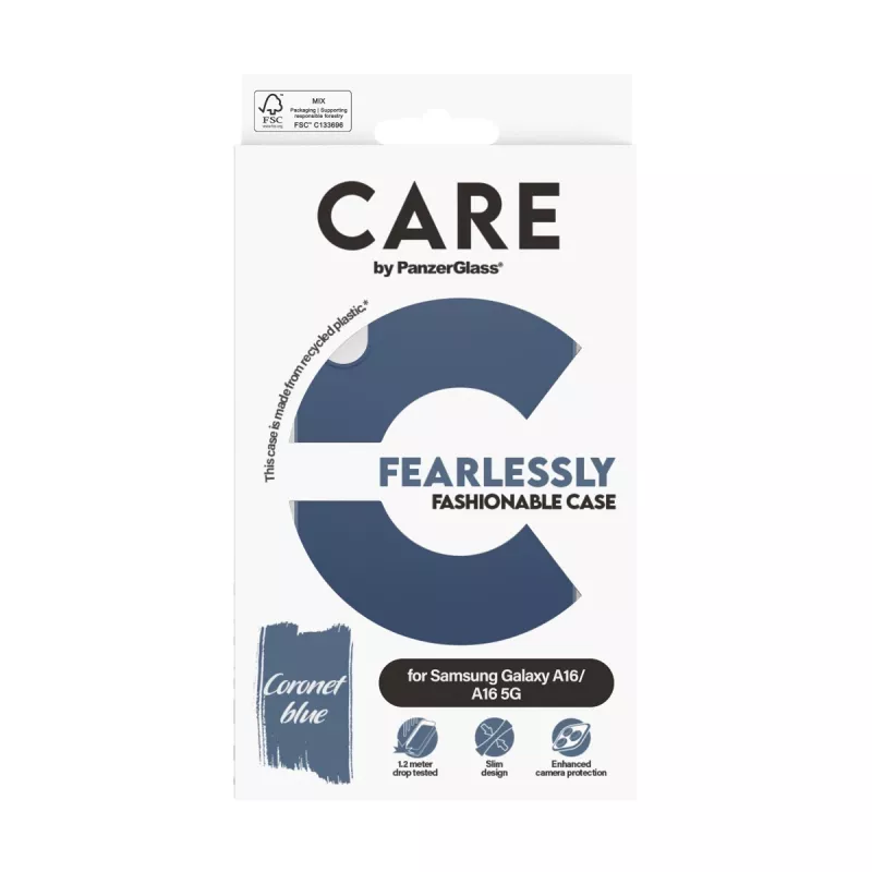 PanzerGlass CARE™ by ® Capa azul Samsung Galaxy A16 | A16 5G