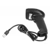 Manhattan Leitor de códigos de barras 2D LED portátil 153997, USB-A, alcance de leitura 320 mm, cabo de 1,4 m, preto