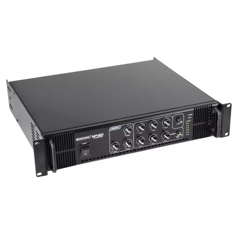 Amplificador de áudio Omnitronic 80709630 Performance/Palco preto