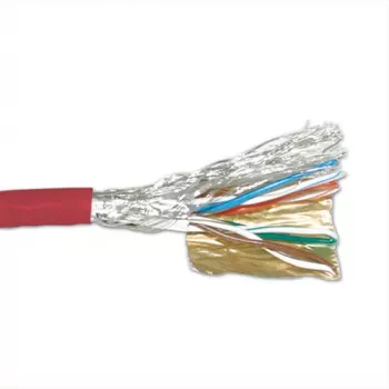Cabo Patch ACT CAT6 S/FTP PVC Stranded vermelho 305 m