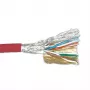 Cabo Patch ACT CAT6 S/FTP PVC Stranded vermelho 305 m