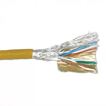 Cabo Patch ACT CAT6 S/FTP PVC Litze amarelo 305 m