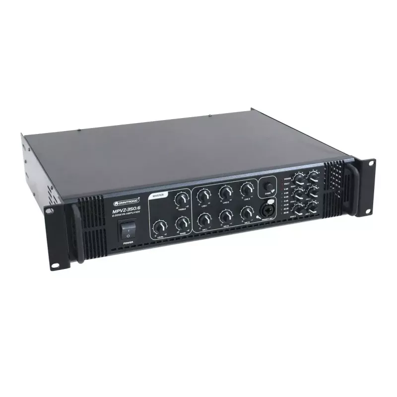 Amplificador de áudio Omnitronic 80709791 Performance/palco preto