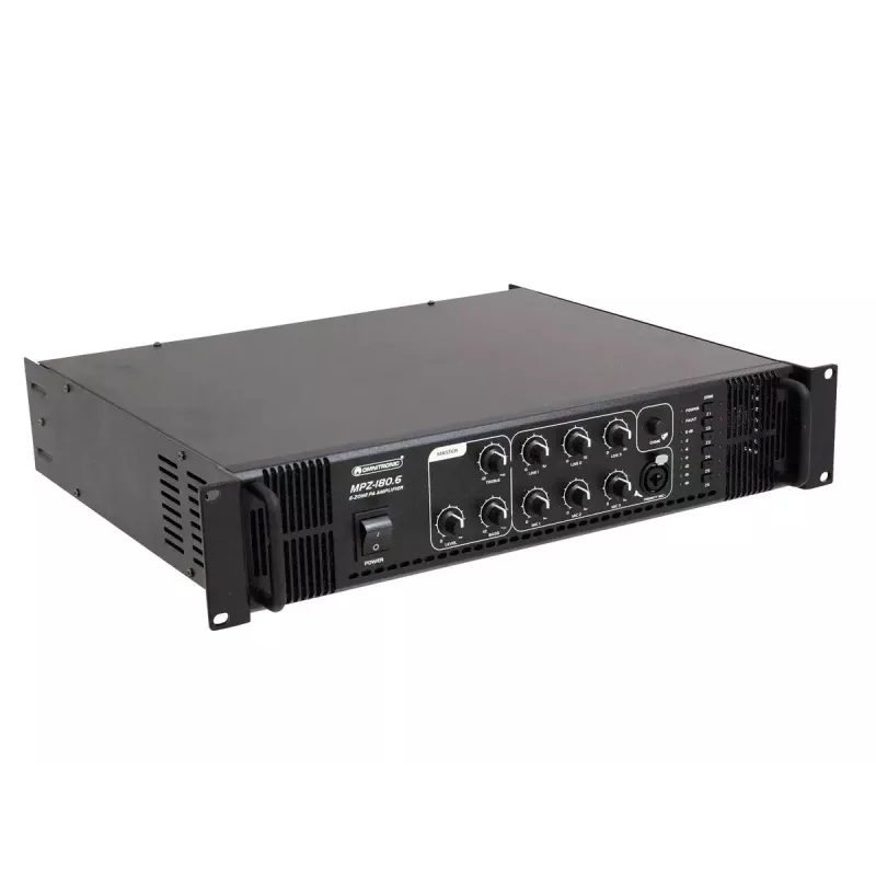 Amplificador de áudio Omnitronic 80709721 Performance/palco preto