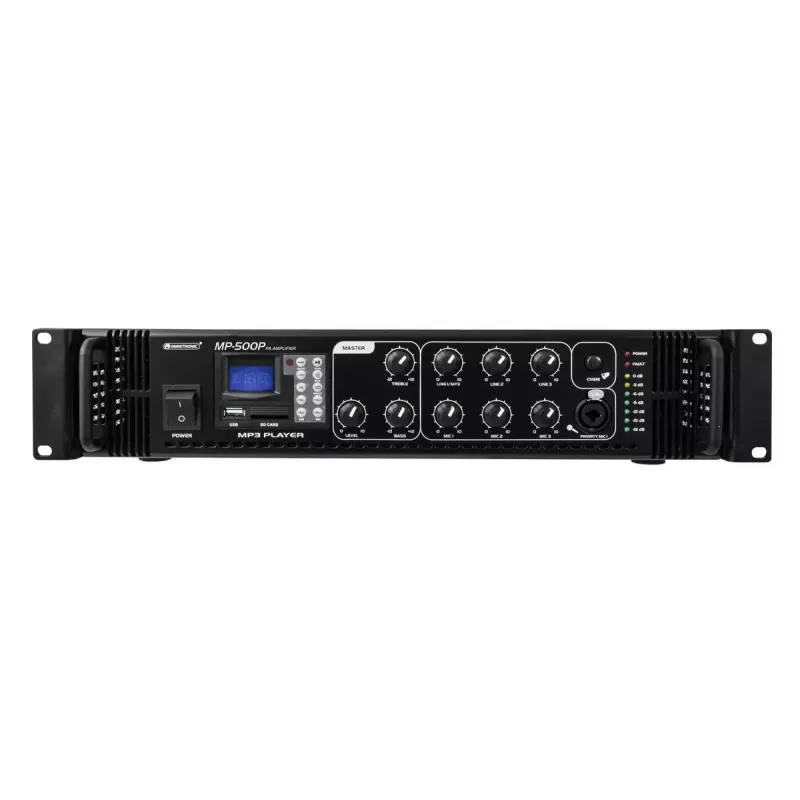 Amplificador de áudio Omnitronic 80709650 Performance/palco preto