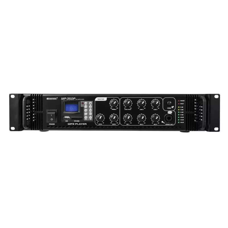 Amplificador de áudio Omnitronic 80709645 Performance/palco preto