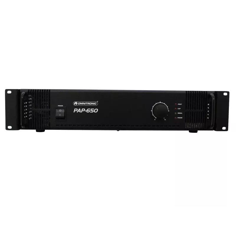 Amplificador de áudio Omnitronic 80709820 Performance/palco preto