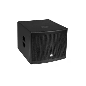 Subwoofer ativo Omnitronic 11039050 preto 500 W