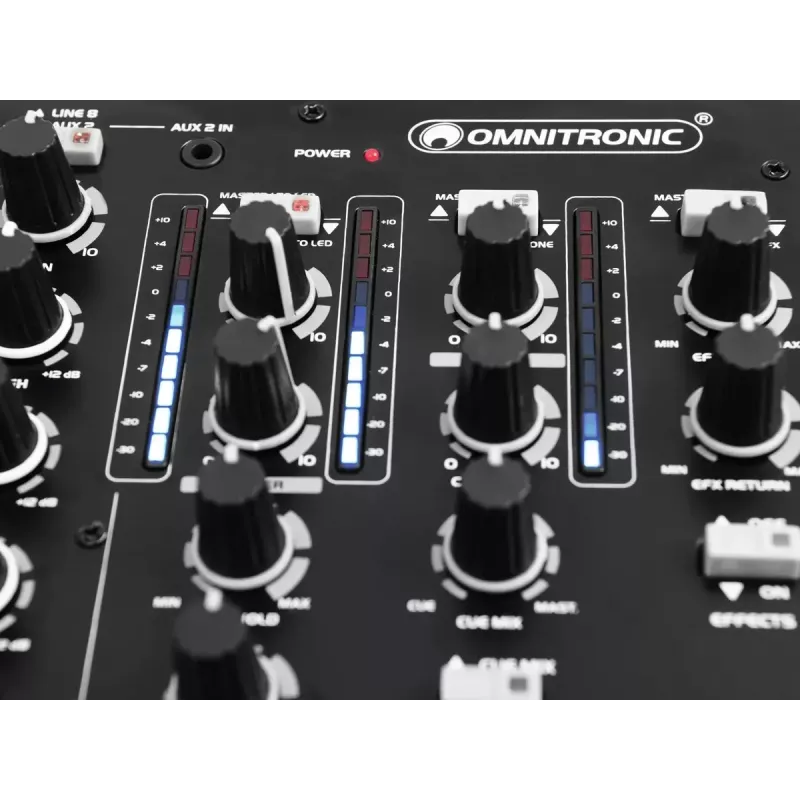 Misturadora Omnitronic CM-5300 5 canais 20 - 20000 Hz preto