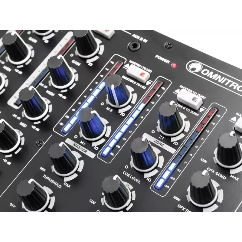 Misturadora Omnitronic CM-5300 5 canais 20 - 20000 Hz preto