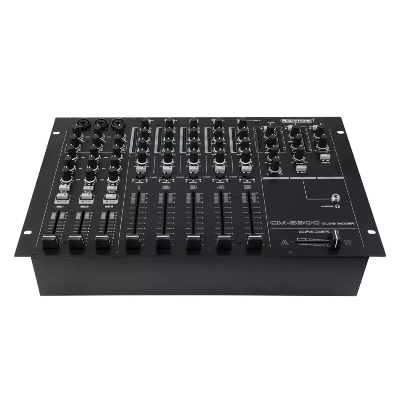 Misturadora Omnitronic CM-5300 5 canais 20 - 20000 Hz preto