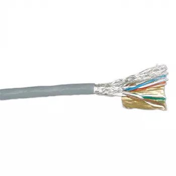 ACT CAT5E SF/UTP LSZH Litze 500 m Cinzento Cabo
