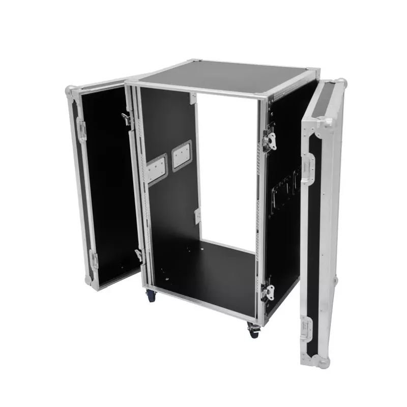 Flightcase Roadinger 30109127 Bétula Preto Prateado 29,2 kg
