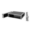 Flightcase Roadinger 30109095 Bétula Preto Prateado 9,8 kg