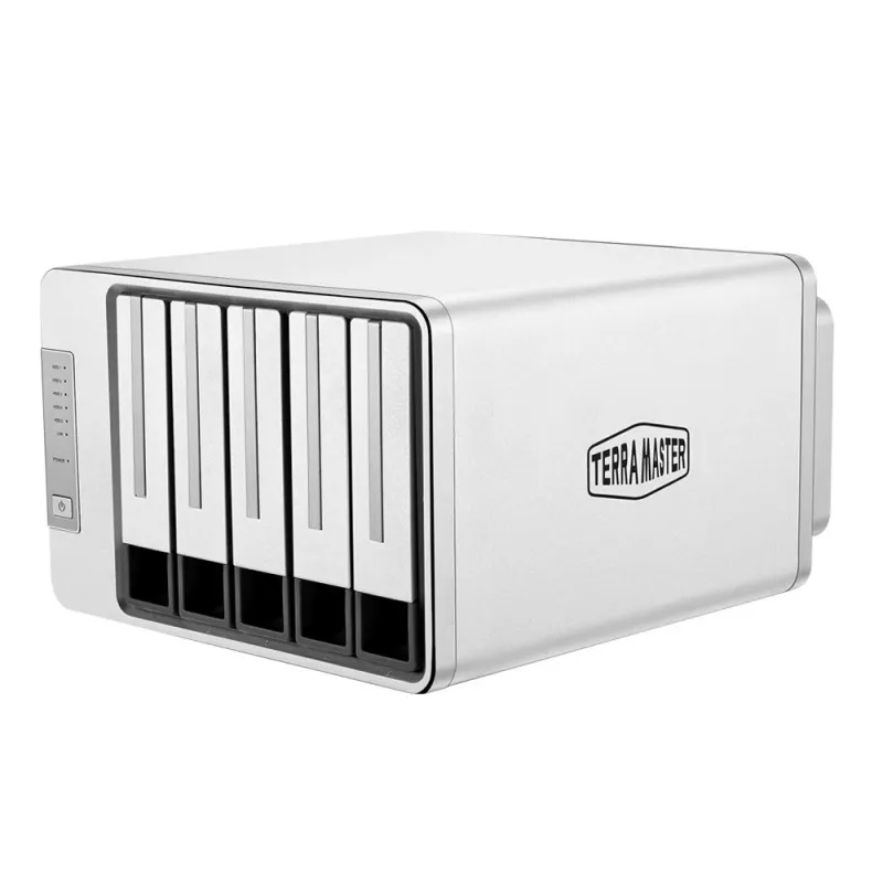 TerraMaster F5-422 NAS/servidor de armazenamento Desktop Intel® Celeron® J3455 4 GB DDR3 0 TB cinzento