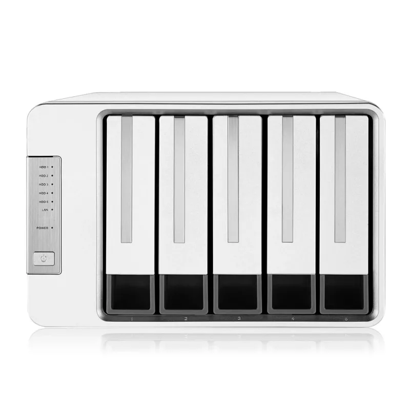 TerraMaster F5-422 NAS/servidor de armazenamento Desktop Intel® Celeron® J3455 4 GB DDR3 0 TB cinzento