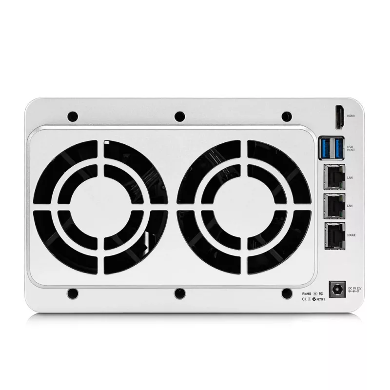 TerraMaster F5-422 NAS/servidor de armazenamento Desktop Intel® Celeron® J3455 4 GB DDR3 0 TB cinzento