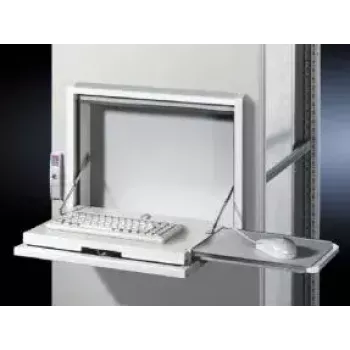 Caixa de montagem em parede Rittal SZ 2379.600 — rack 8U, branco, alumínio/aço, 482,6×126×355 mm