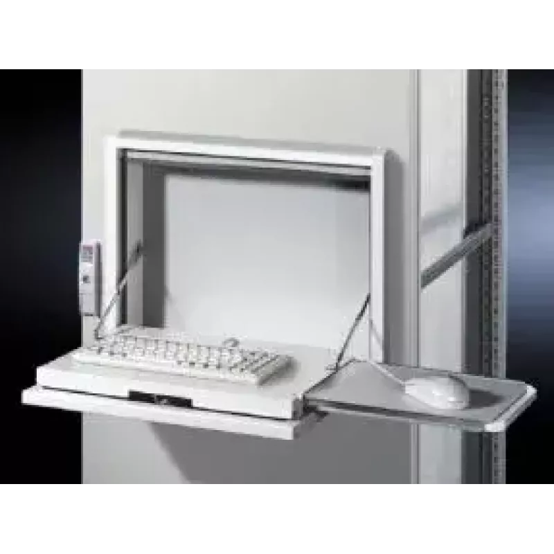 Caixa de montagem em parede Rittal SZ 2379.600 — rack 8U, branco, alumínio/aço, 482,6×126×355 mm