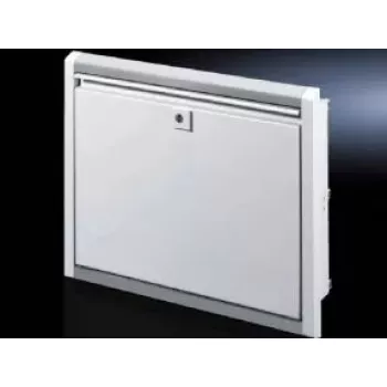 Caixa de montagem em parede Rittal SZ 2379.600 — rack 8U, branco, alumínio/aço, 482,6×126×355 mm