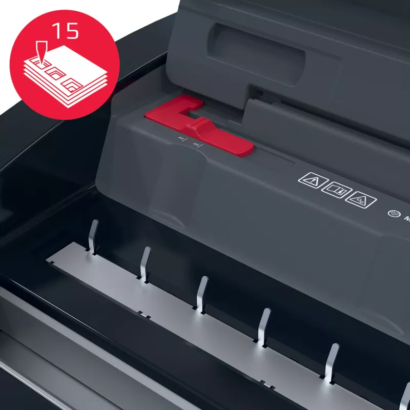 Máquina de encadernar elétrica GBC WireBind® WB15E, encadernadora de arame, elétrica, 125 folhas, preto, vermelho