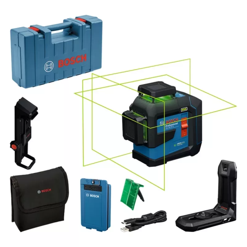 Nível laser Bosch GLL 80-33 G 30 m 500-540 nm (< 10mW)