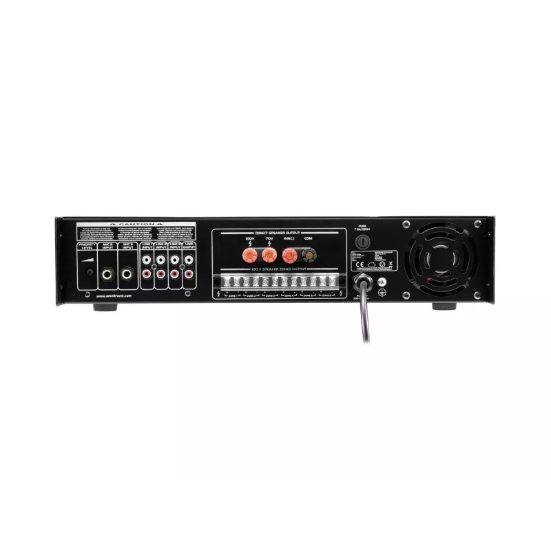 Amplificador de áudio Omnitronic 80709782 180 W classe A/B preto