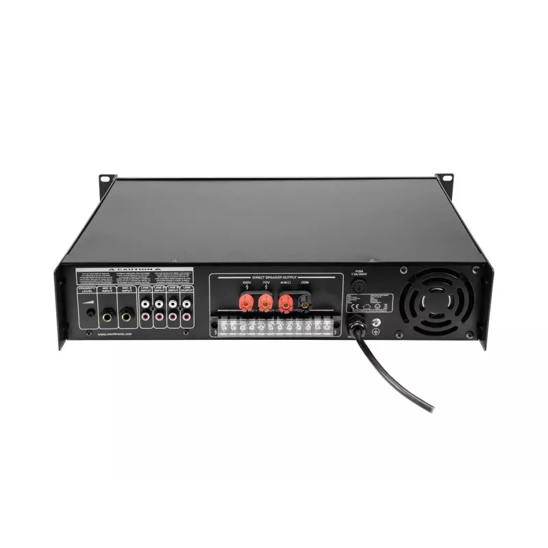 Amplificador de áudio Omnitronic 80709782 180 W classe A/B preto