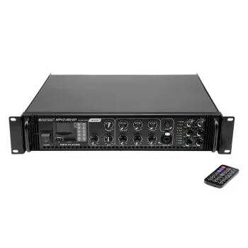 Amplificador de áudio Omnitronic 80709782 180 W classe A/B preto